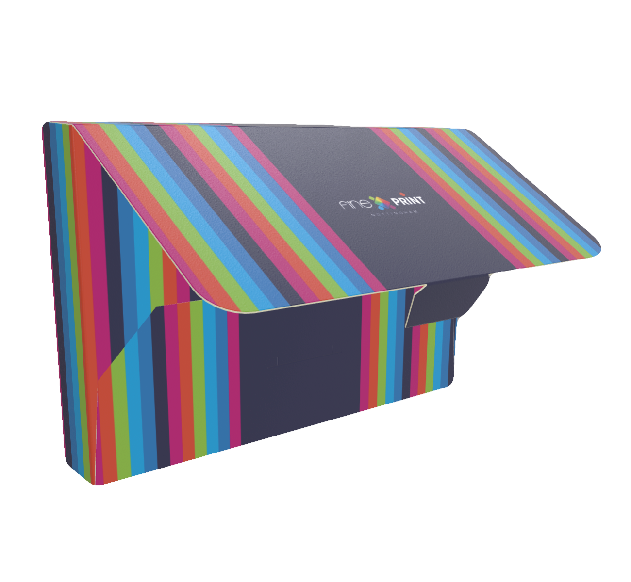 Colourful packaging designed and printed by fineprint nottingham