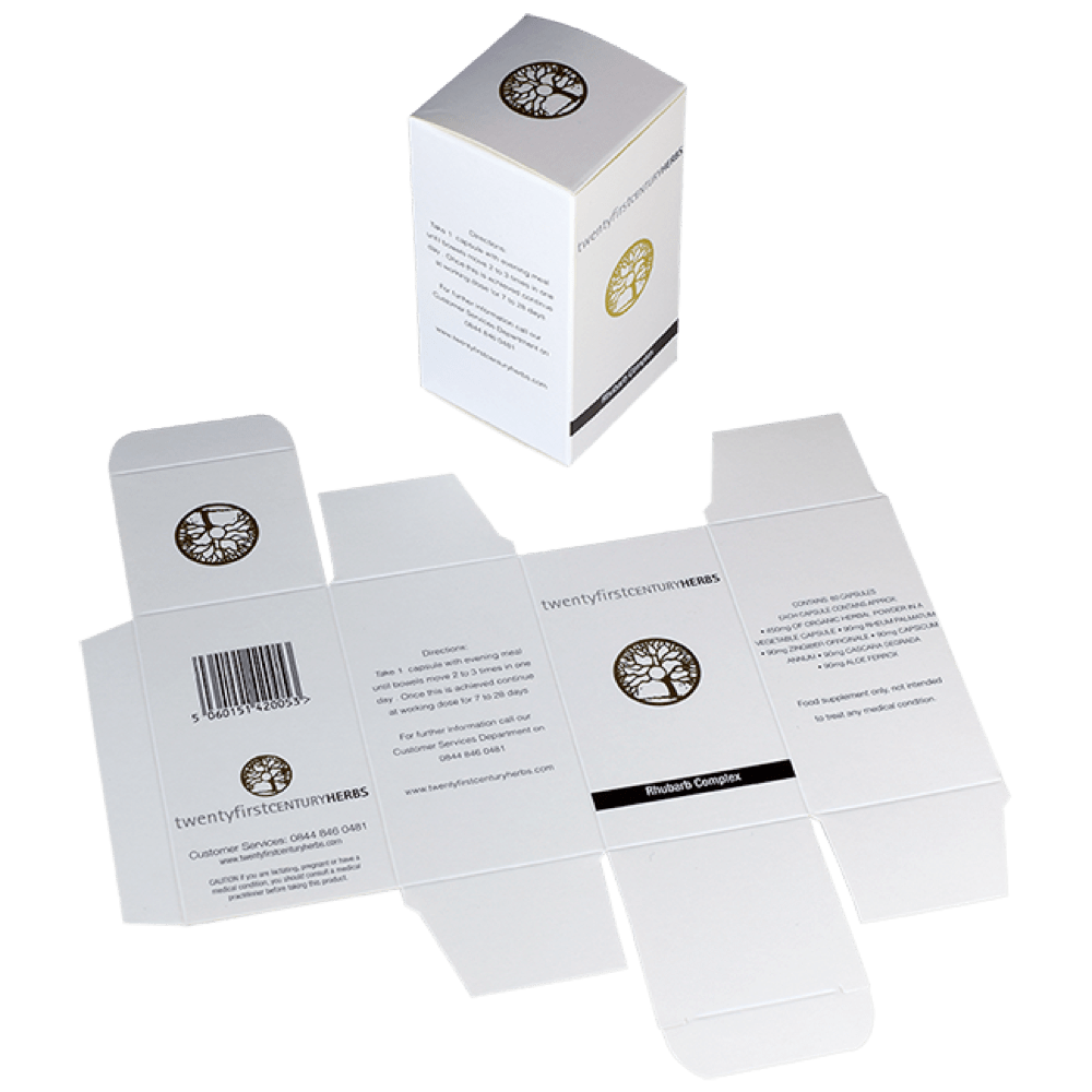 foiling on box uk