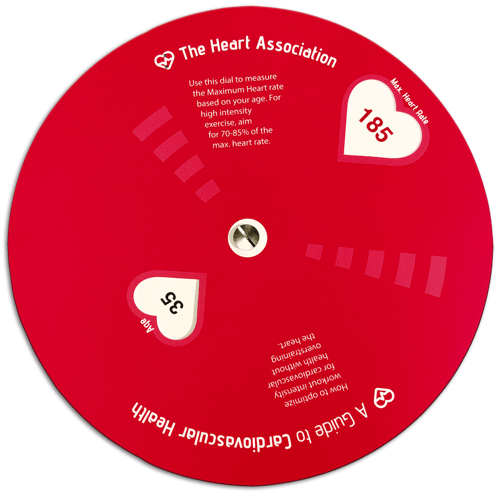 Heart rate multiwindow printed educatonal moniter
